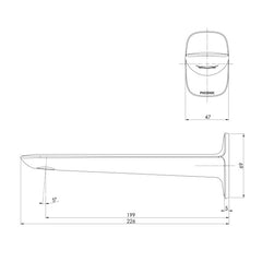 Nuage Wall Basin / Bath Outlet