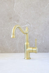 Montpellier Shepherd’s Crook High Rise Basin Mixer