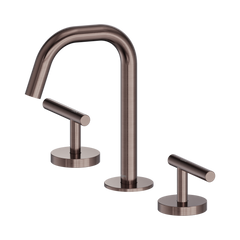 Mecca Lever Basin Set Edge Spout