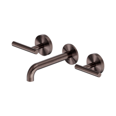 Mecca Lever Wall Basin/Bath Set 160mm Spout