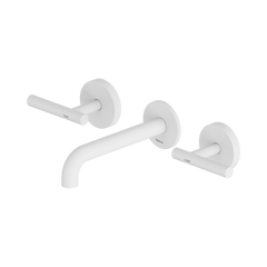 Mecca Lever Wall Basin/Bath Set 160mm Spout