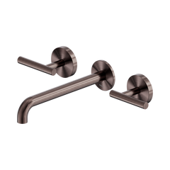 Mecca Lever Wall Basin/Bath Set 220mm Spout