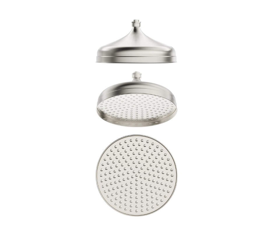 Mica Heritage Shower Head 305mm – Multiple Colours