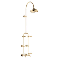 Lillian Lever Exposed Rail Shower & Bath Set