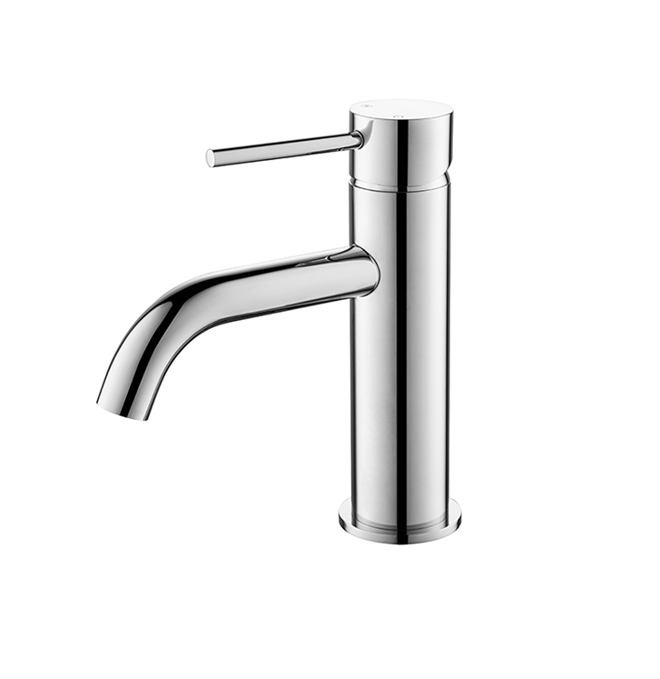 'STEEL' Short Basin Mixer