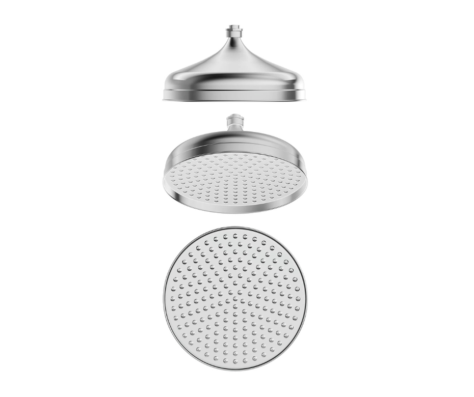 Mica Heritage Shower Head 305mm – Multiple Colours