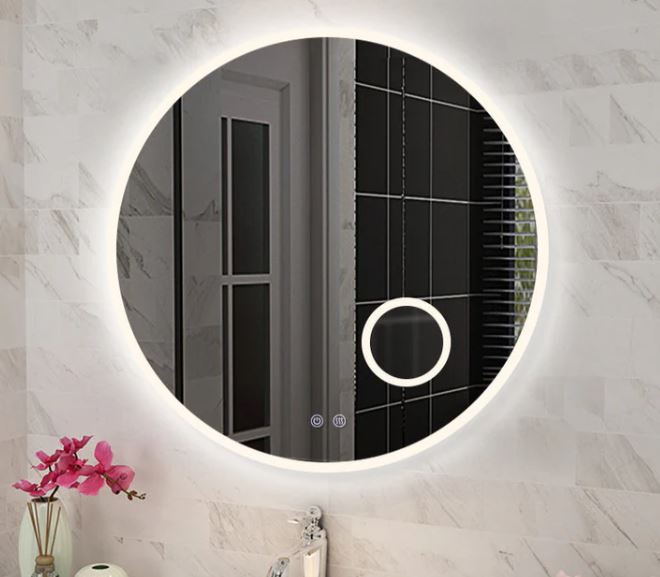 Round Front Lit Led Mirror - 600mm, 750mm or 900mm