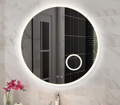 Round Front Lit Led Mirror - 600mm, 750mm or 900mm