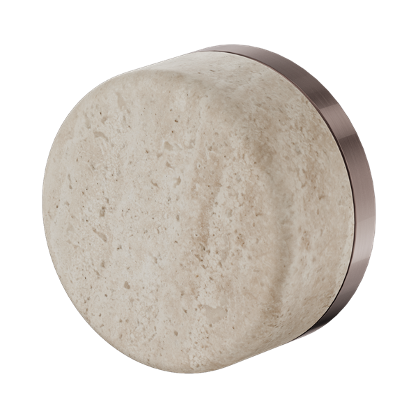 Serenity Progressive Shower Mixer With Rome Travertine Handle