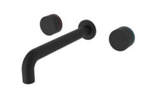 Nero Kara Wall Basin/Bath Set 217mm Spout