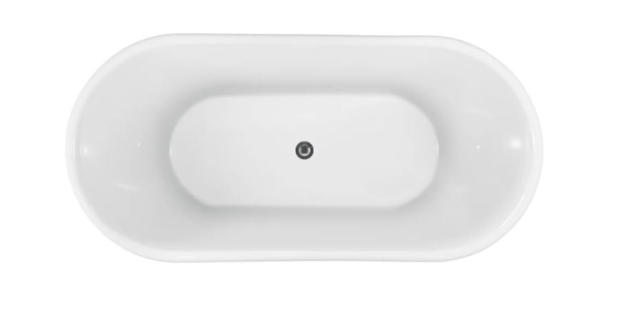 Berri Freestanding Bath - Gloss/Matte White