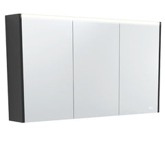 LED Mirror Cabinet with Coloured Side Panels and Interior