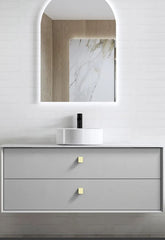 Boston Light Grey Vanity - Cabinet Only