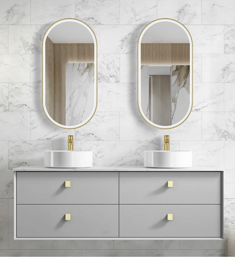 Boston Light Grey Vanity - Cabinet Only