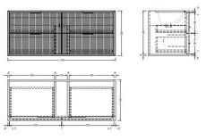 Ariana Wall Hung 1200mm Fluted Style Bathroom Vanity