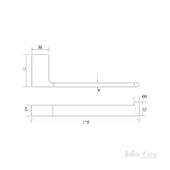 Milos Toiler Roll Holder