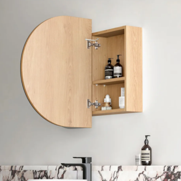 LED Bondi Shaving Cabinet Natural Oak - Multiple Sizes Available