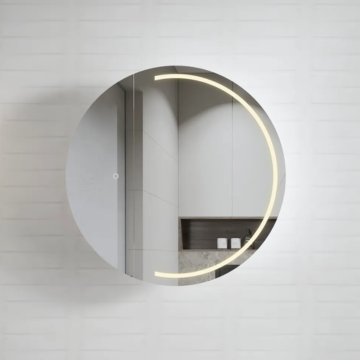 LED London Shaving Cabinet Matte White - 800MM