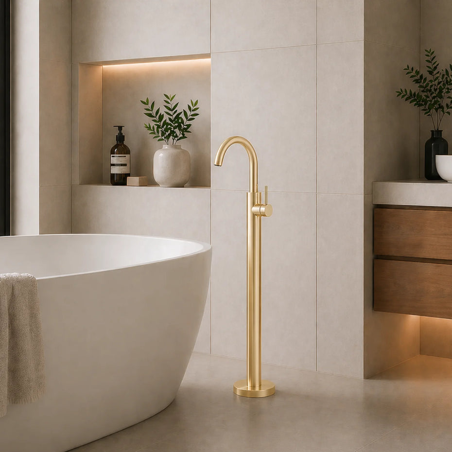 Luna Freestanding Bath Mixer