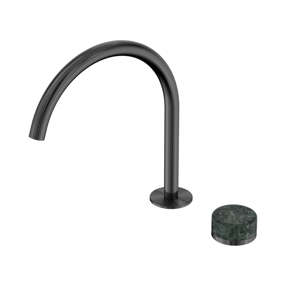 Serenity Progressive Bath/Kitchen Mixer Arc Spout With Verde Alpi Handle