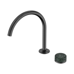 Serenity Progressive Bath/Kitchen Mixer Arc Spout With Verde Alpi Handle