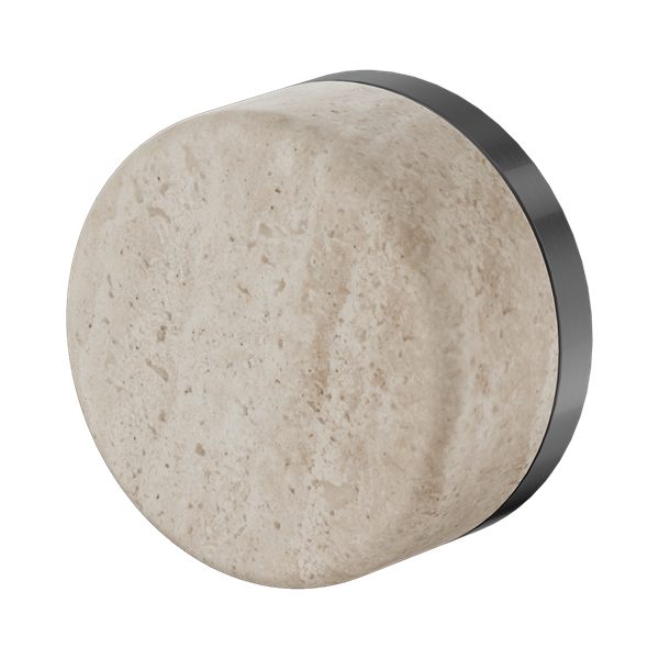 Serenity Progressive Shower Mixer With Rome Travertine Handle
