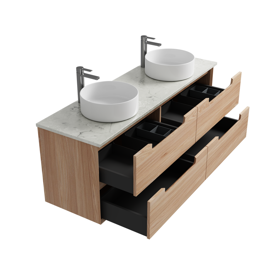 Ainsley Wall Hung Vanity 1500mm Single Basin
