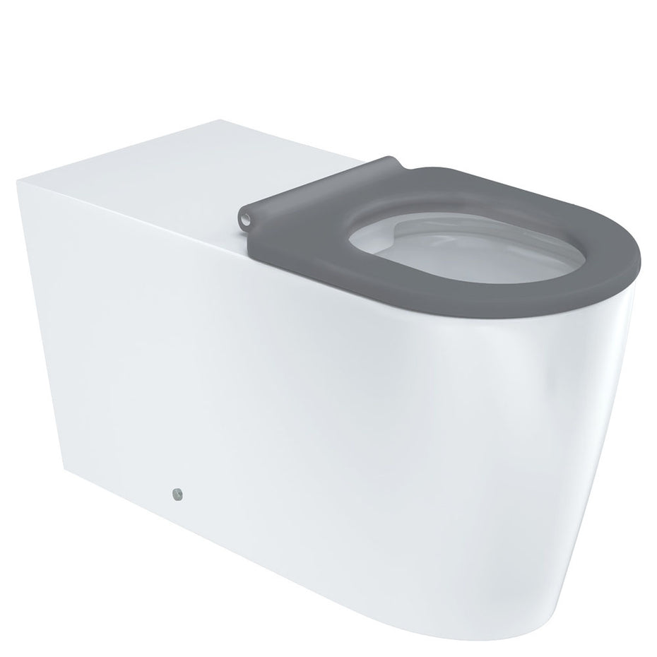 Isabella Care Wall-Faced Toilet Suite (Pan & Seat + R&T In-Wall Cistern + Care Raised White Flush Buttons)