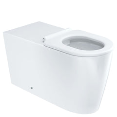 Isabella Care Wall-Faced Toilet Suite (Pan & Seat + R&T In-Wall Cistern + Care Raised White Flush Buttons)