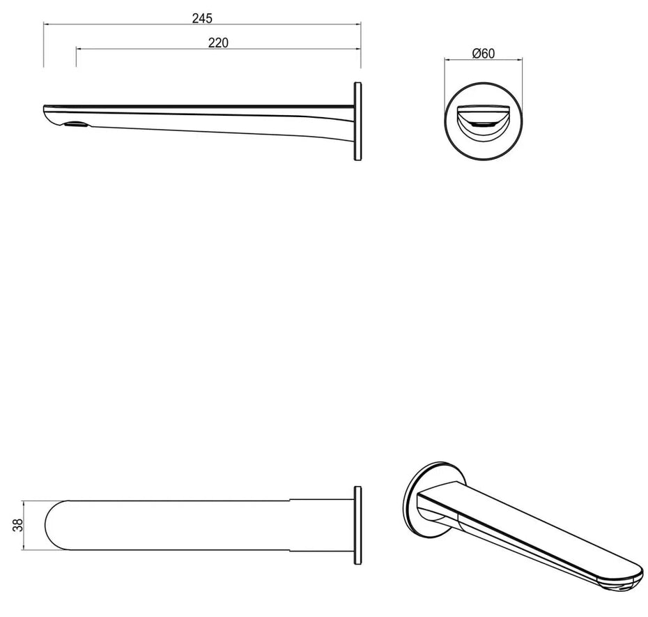 Lantra Bath Spout