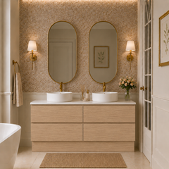 1500mm oak vanity
