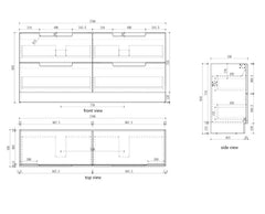 Lovina Floor Standing Vanity - 1800mm