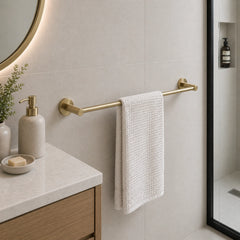 Luna 600/750mm Single Towel Rail