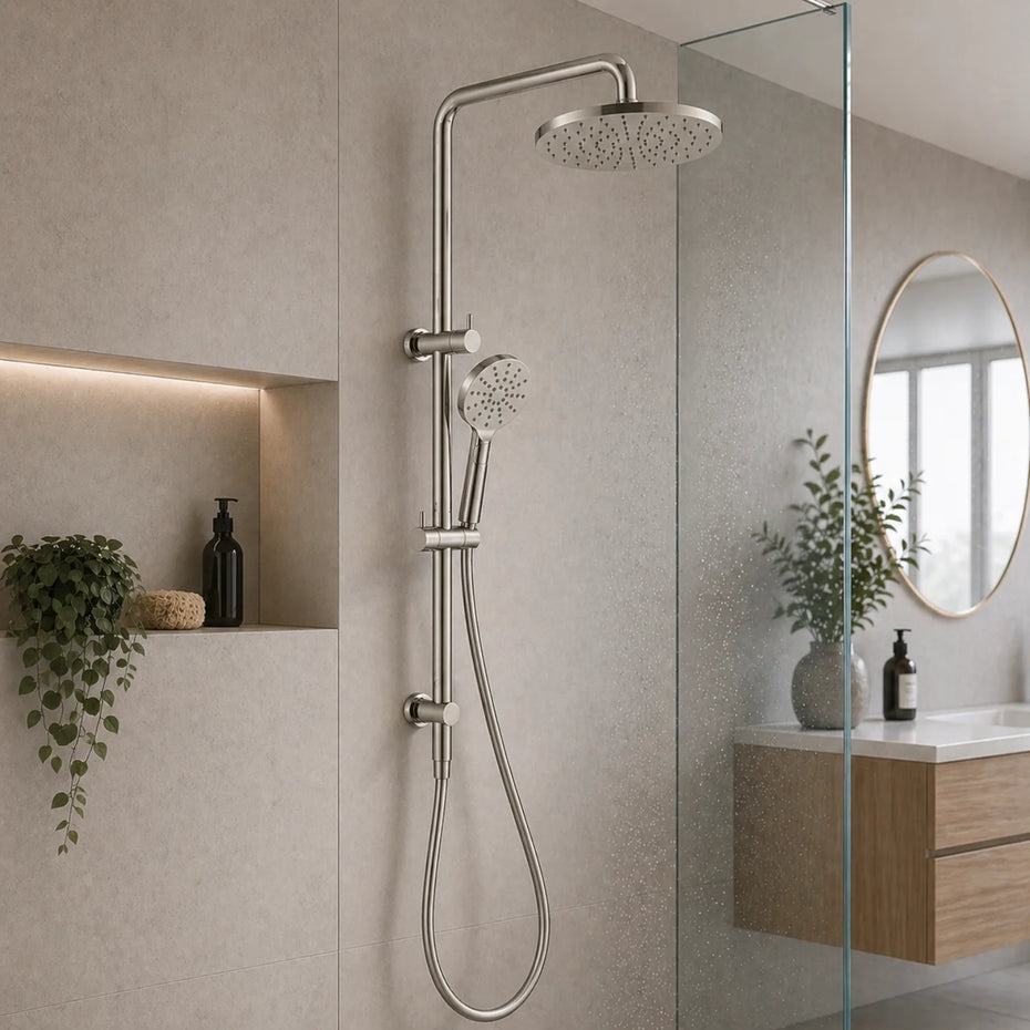 Luna Dual Shower Rail