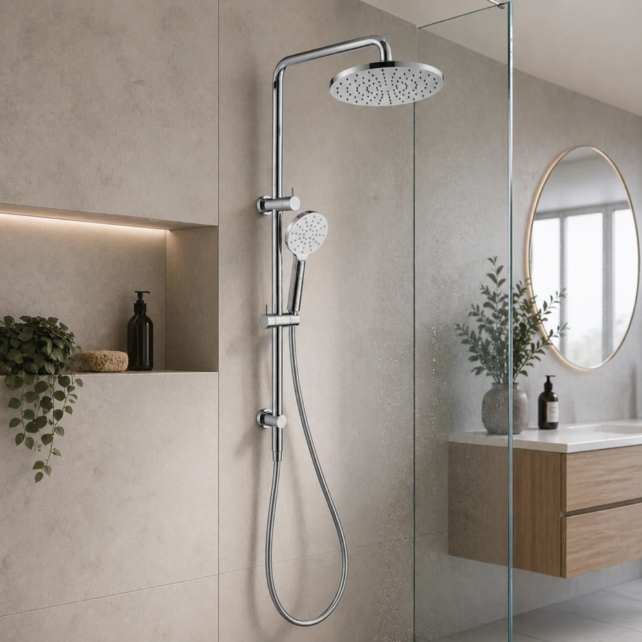 Luna Dual Shower Rail