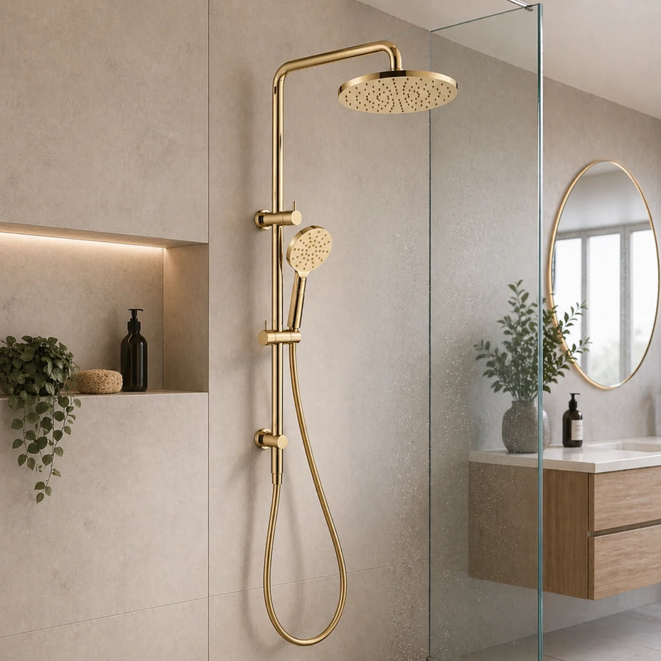 Luna Dual Shower Rail