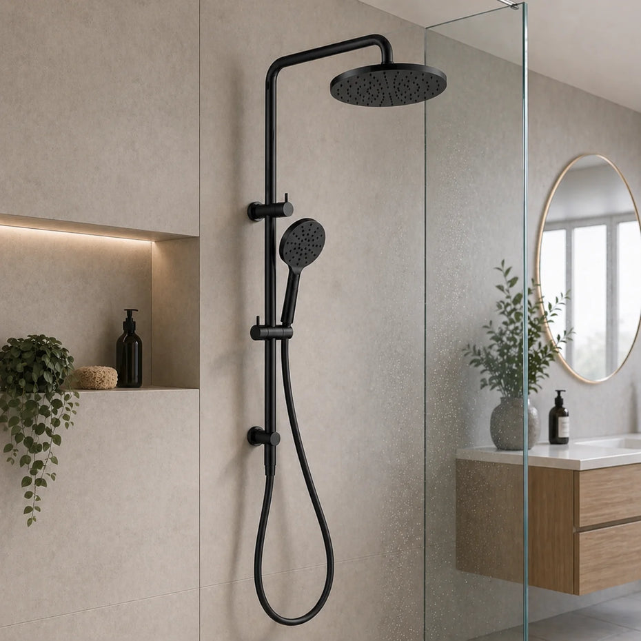 Luna Dual Shower Rail