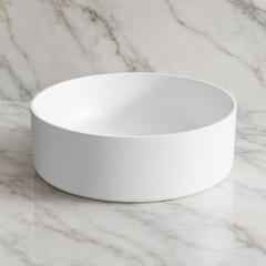 Luna Solid surface round basin