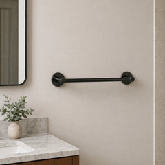 Luna_300mm Hand Towel Holder Matte Black