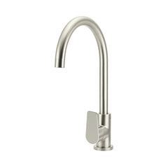 Round Paddle Gooseneck Kitchen Mixer Tap