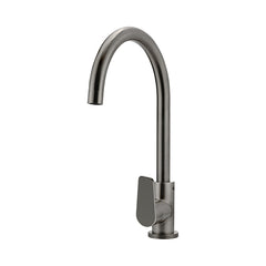 Round Paddle Gooseneck Kitchen Mixer Tap