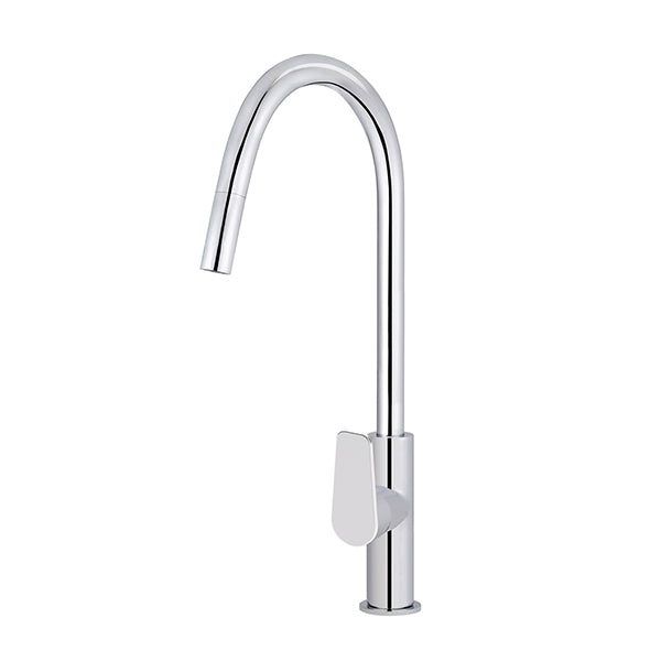 Round Paddle Piccola Pull Out Kitchen Mixer Tap