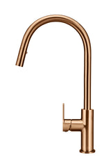 Round Paddle Piccola Pull Out Kitchen Mixer Tap
