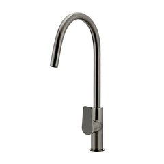 Round Paddle Piccola Pull Out Kitchen Mixer Tap