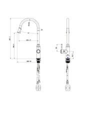 Montpellier Pull-Out Kitchen Mixer MON005