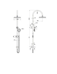 Montpellier Shower Column Set