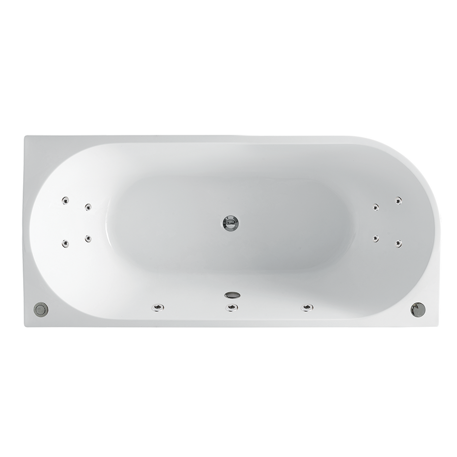 MILAN Spa Right Corner Bathtub