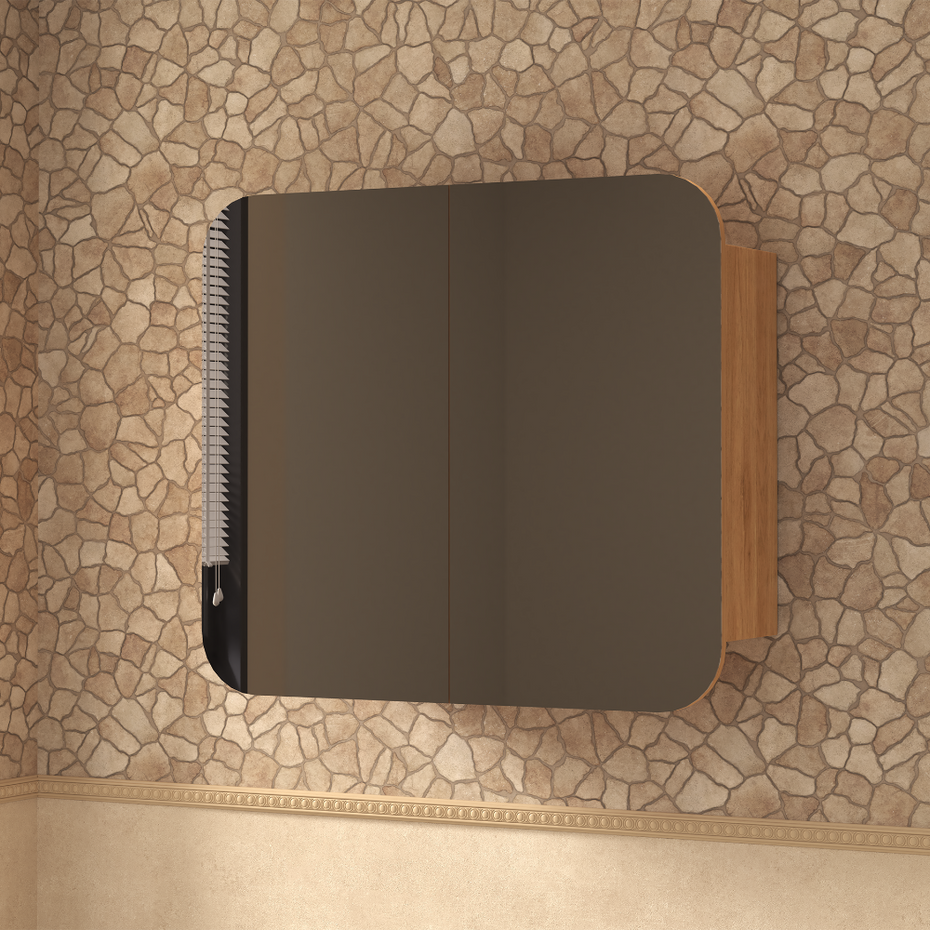 Modena Shaving Cabinet - Available in White or TImber
