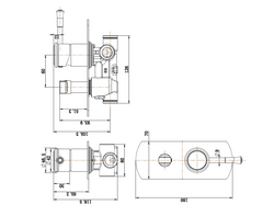 Montpellier Shower Diverter Mixer