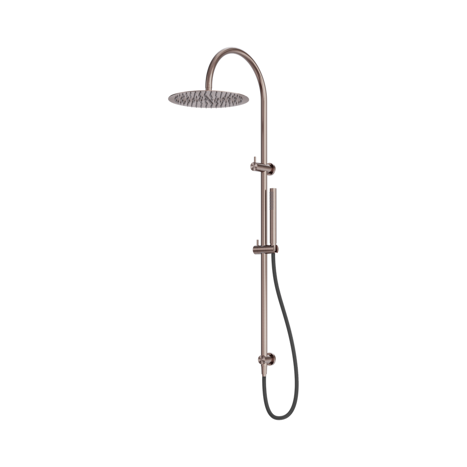 Zen SS316L Twin Shower With Outdoor Shower Hose
